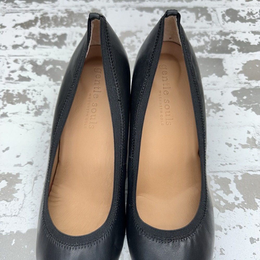 Gentle Soles by Kenneth Cole Dionne Pumps Women 10M Black Pointed Toe Block Heel - Picture 4 of 11